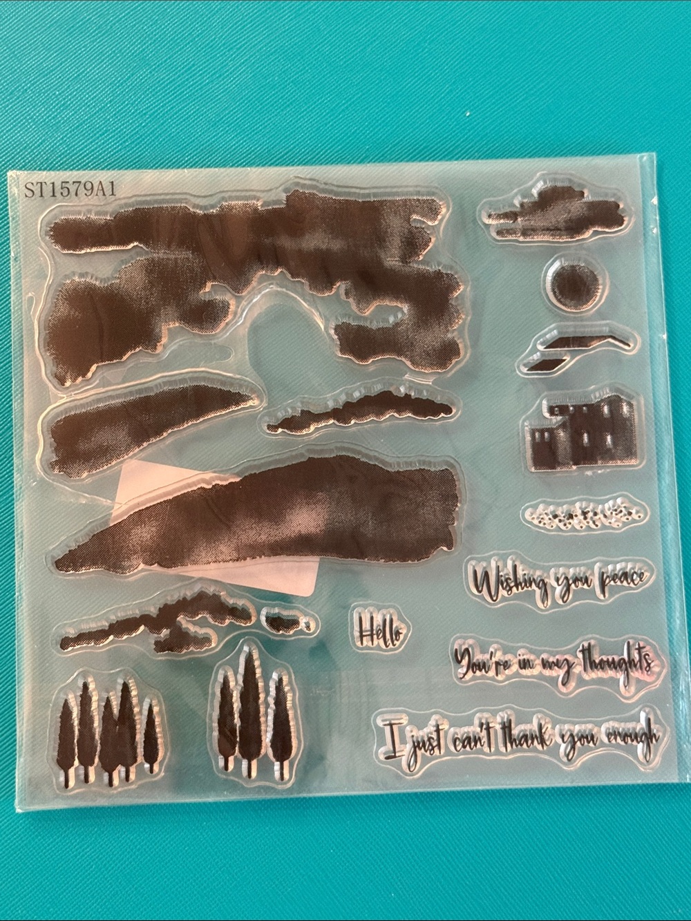 Knockoff version of Stampin' Up! Photopolymer Stamp Set—Hills of Tuscany